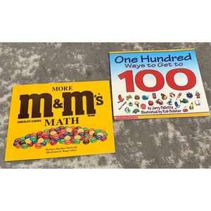Scholastic Math Books More M&M Math & One Hundred Ways to get to 100